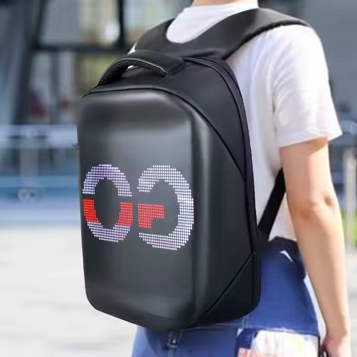 LED Backpack With Programmable Screen LED Display Portable Backpack