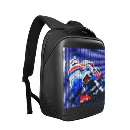 LED Backpack With Programmable Screen LED Display Portable Backpack