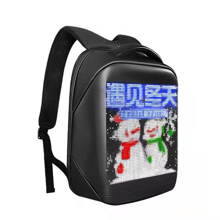 LED Backpack With Programmable Screen LED Display Portable Backpack