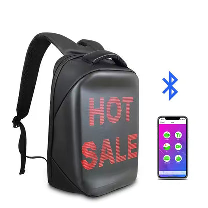 LED Backpack With Programmable Screen LED Display Portable Backpack